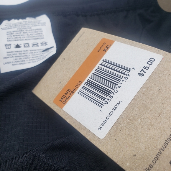 Nike Trail Lava LoopsMen's Dri-FIT Running 1/2-length Tights.   Size XXL - Picture 7 of 7